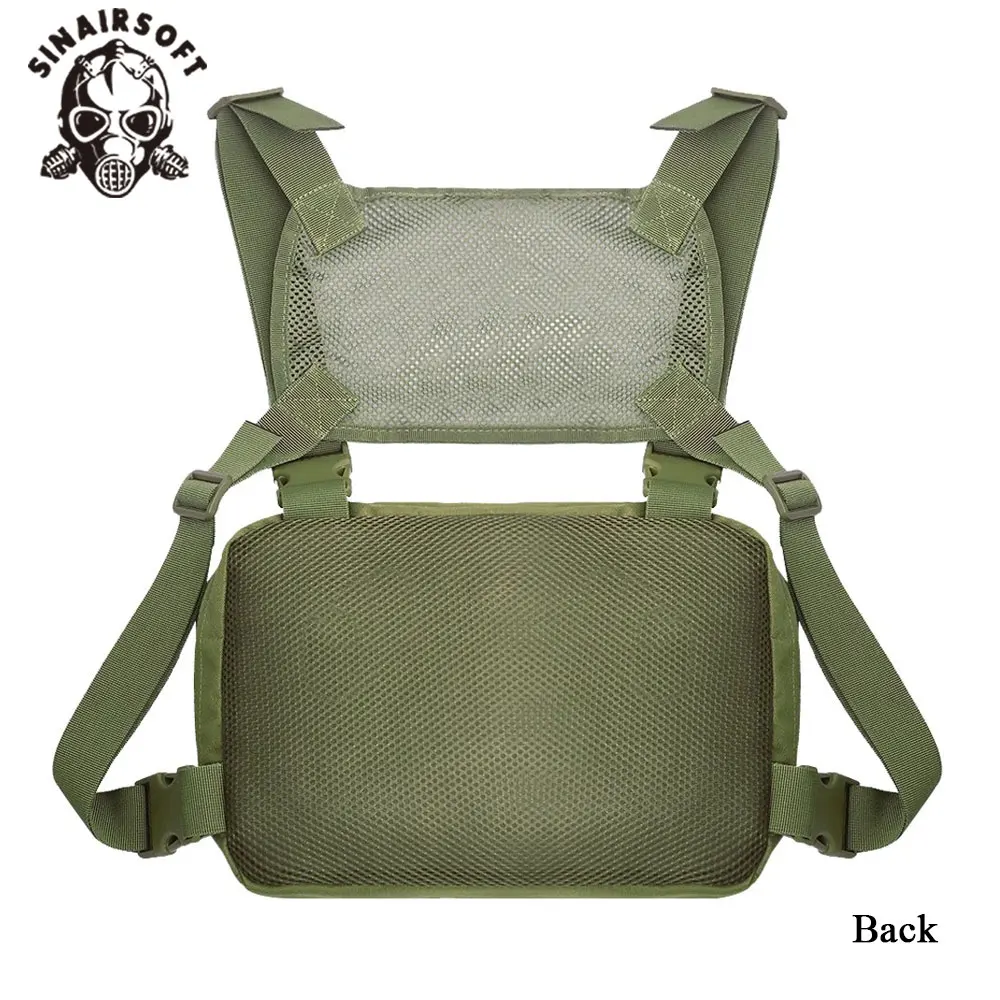 

Tactical Chest Bag Multi-Functional Fanny Pack Sling Bag Waterproof Outdoor Shoulder Vest Backpack for Hunting Hiking EDC