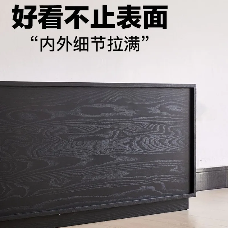 خزانة تلفزيون عتيقة من الريف الأمريكي ذات أدراج وخزانة شرفة فرنسية #3