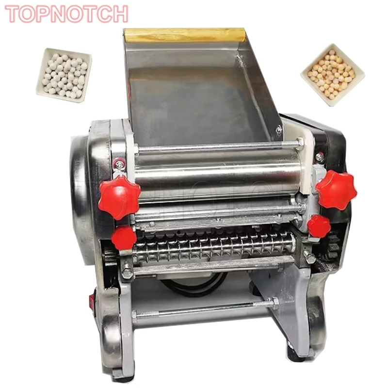 Electric Noodles Machine Stainless Steel Desktop Spaghetti Dough Press Roller Kneading Pasta Maker