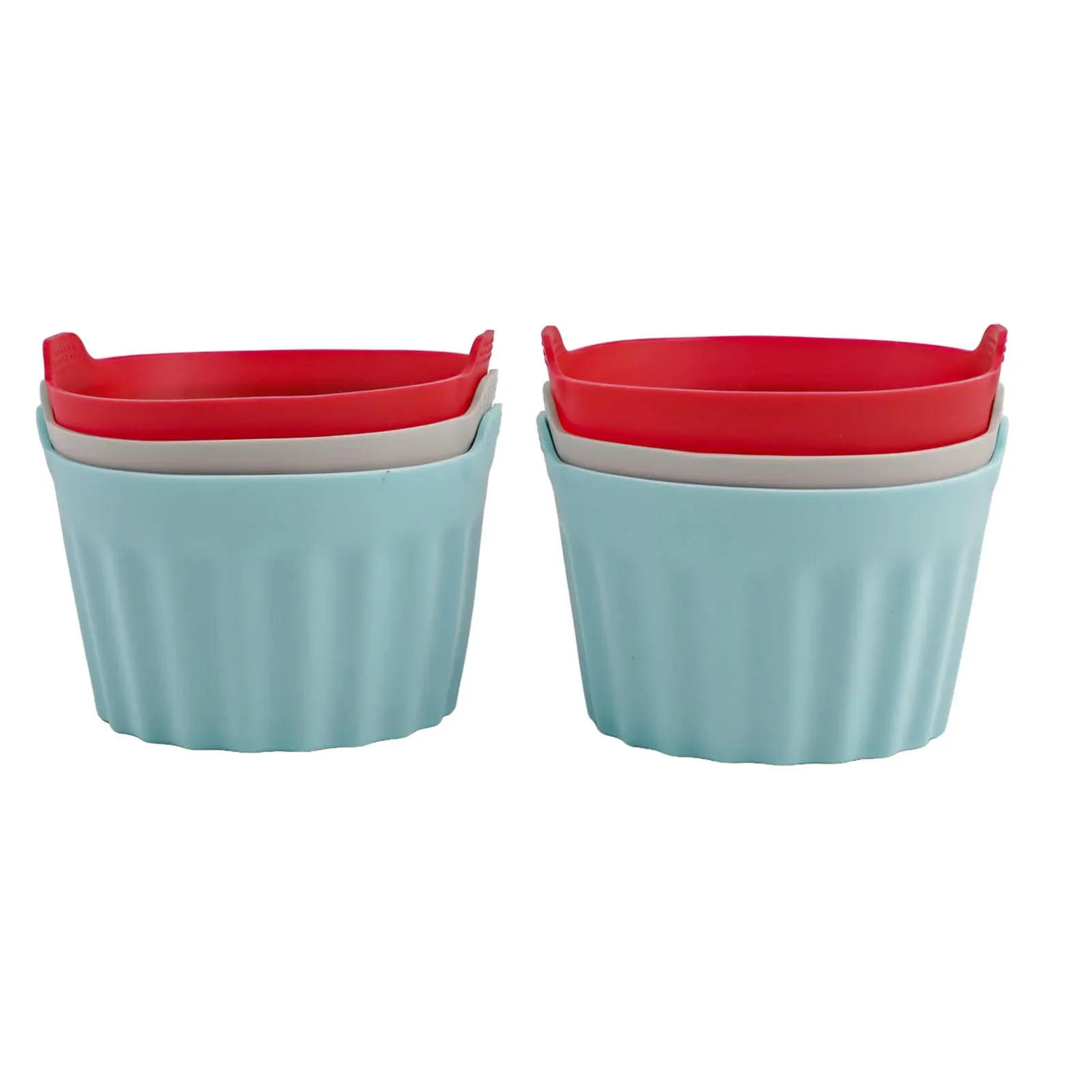 Air Fryer For Egg Poacher Flexible Silicone Baking Cups for Easy Poached For Eggs Compatible with Ovens and Microwaves