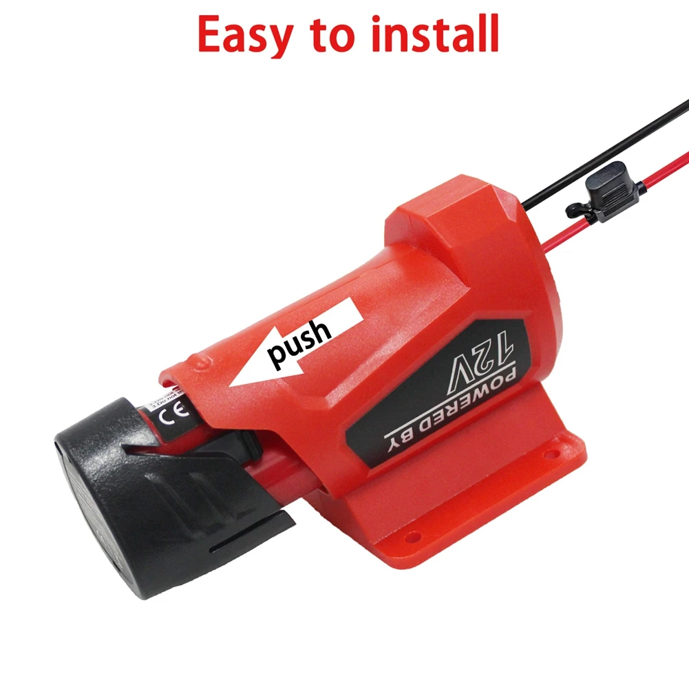 Ruota adattatore batteria AB11-Power per batteria 12V M12 con connettore fusibile calibro 14