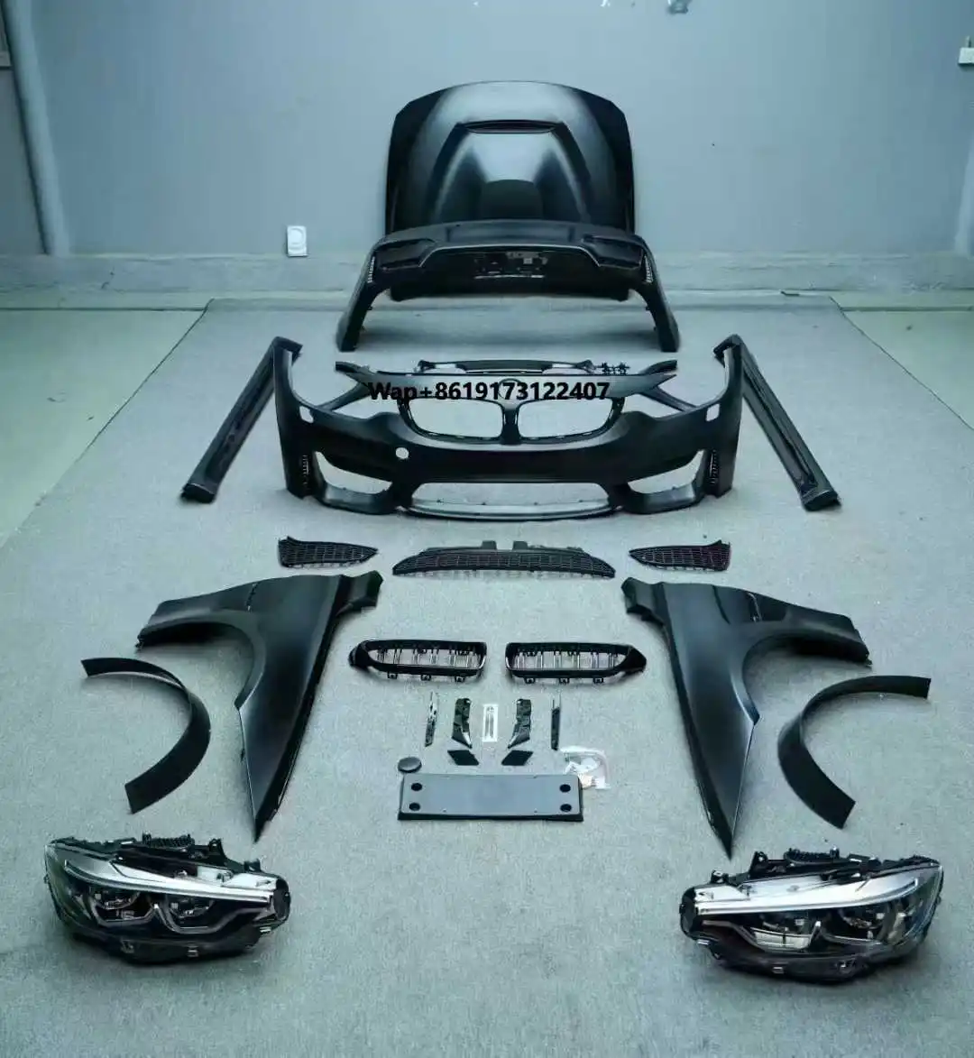 

Suitable for F30 F31 F32 F33 F35 Upgrading and Modifying to F80 F81 F82 M3 M4 1:1 Front and Rear Wide Body Kit