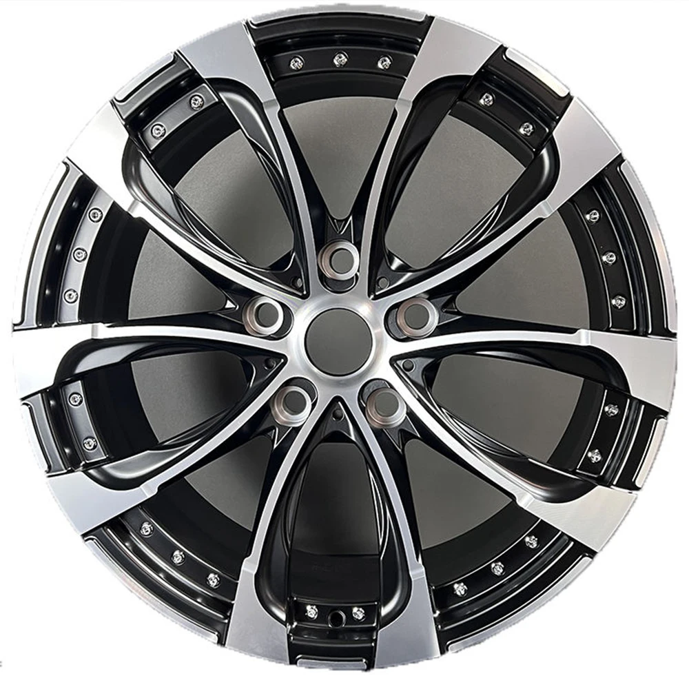 Passenger Car Alloy Cast Rims Black 17 18 19 20 Inch 5X120 Aluminum Casted Alloy Wheels