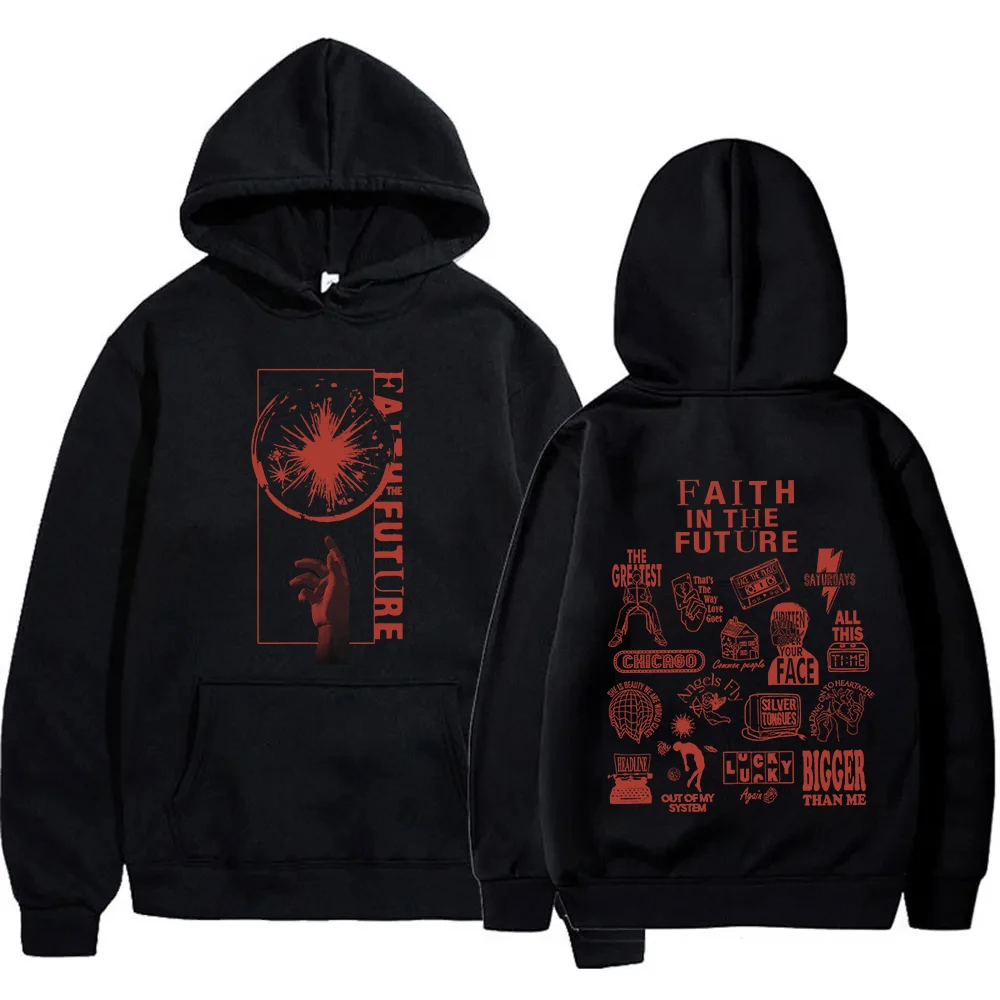 Louis-Tomlinson Faith In The Future Hoodie Men Women Hip Hop Pullover Tops Popular Music Harajuku  Sweatshirt Fans Gift