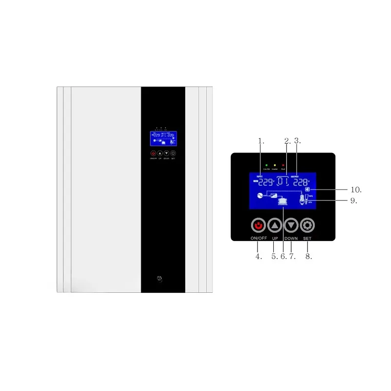 Falownik DC na AC 6kW czysta sinusoida z transformatorem toroidalnym