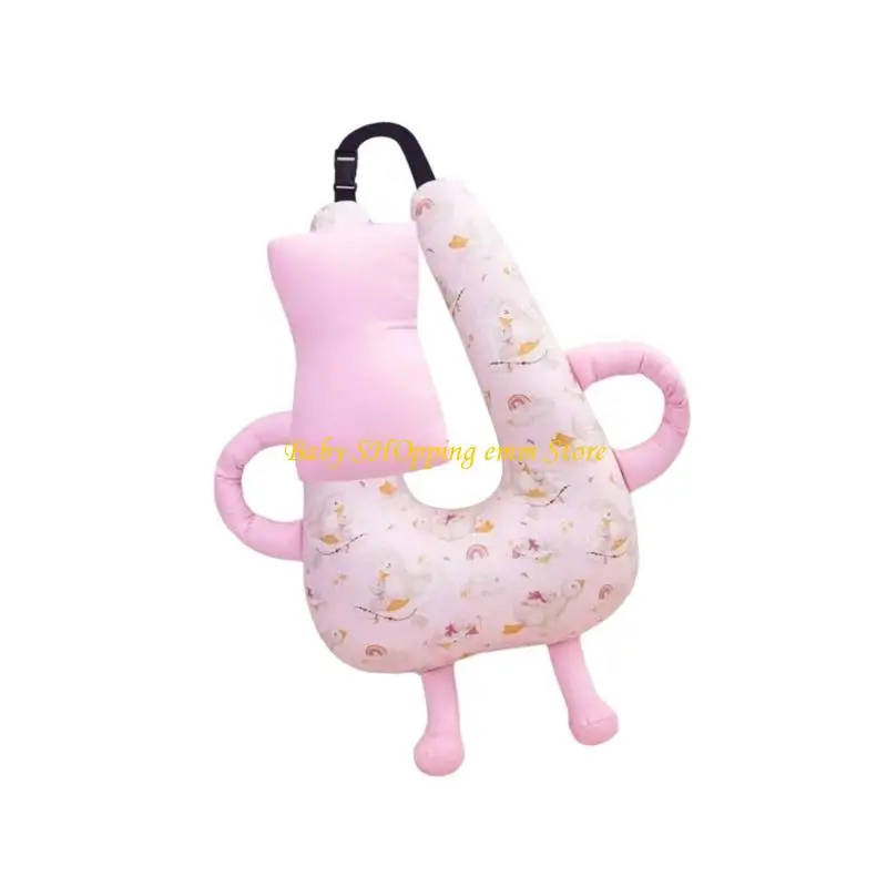 23GD 다기능 머리 목 베개 지원 유아용 자동차 유모차는 편안한 폴리 에스터 섬유를 사용합니다. 휴대용 빨 디자인