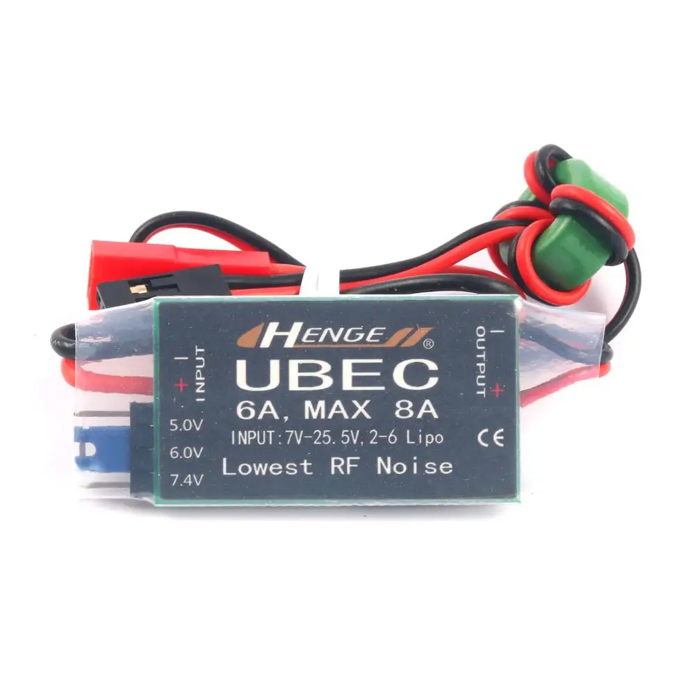 HENGE 6A UBEC Output 5v / 6v 6A / 8A,2-6S LIPO 6-16 cell Ni-Mh Input Switch Mode UBEC BEC LV for RC Airplanes