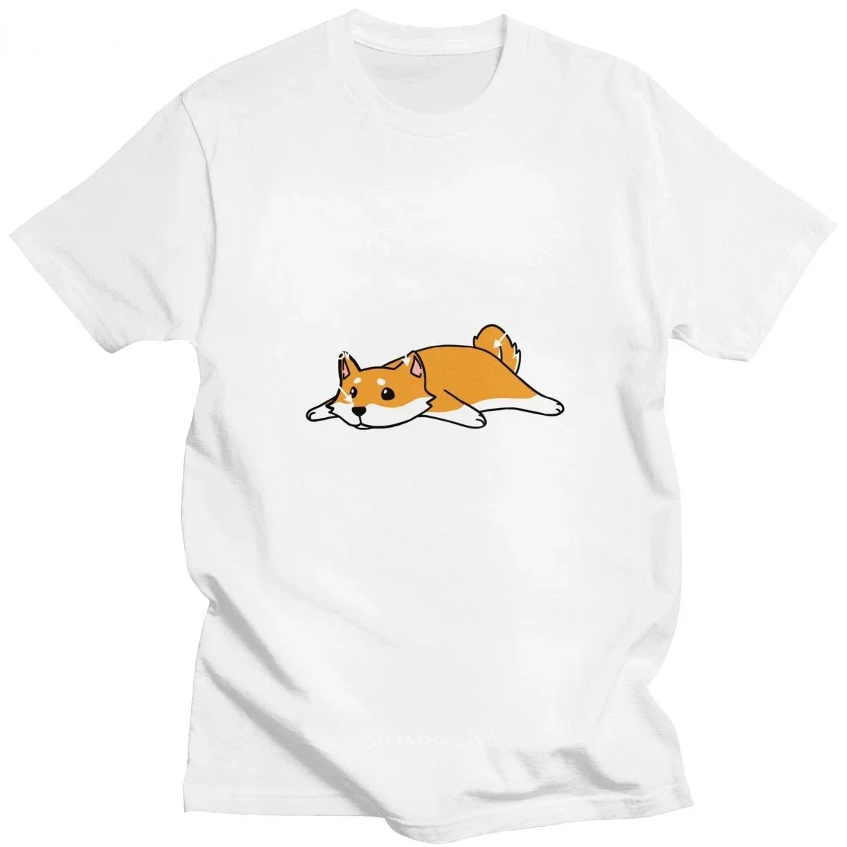 Japanese pet dog lovers Shiba Inu funny anatomy soft humor clothing gifts Summer men women universal crewneck T-shirt