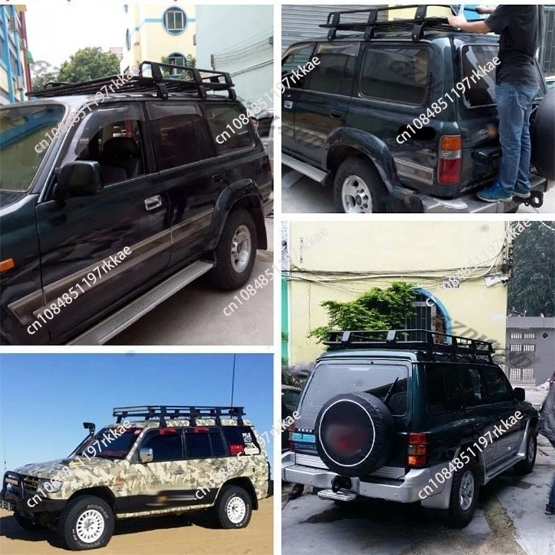 Thickened high-top support, luggage rack, foot rain groove, foot fixing support, roof rack support.