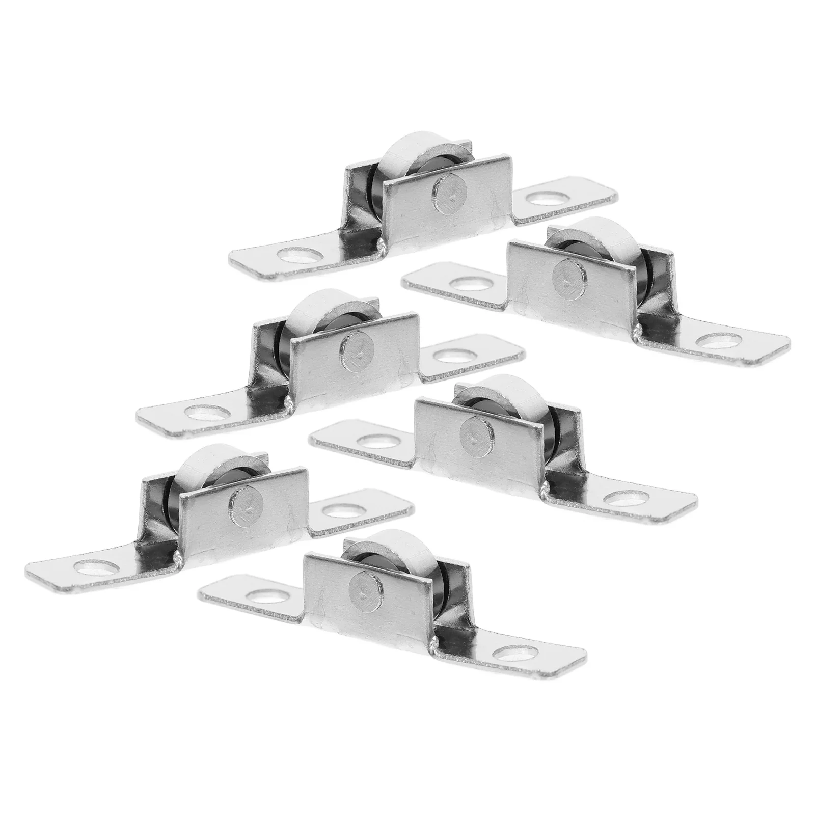 

6Pcs Sliding Door Window Pulley Strong Load Capacity Smooth Silent Operation Sliding Roller Replacement Track Wheel for Patio