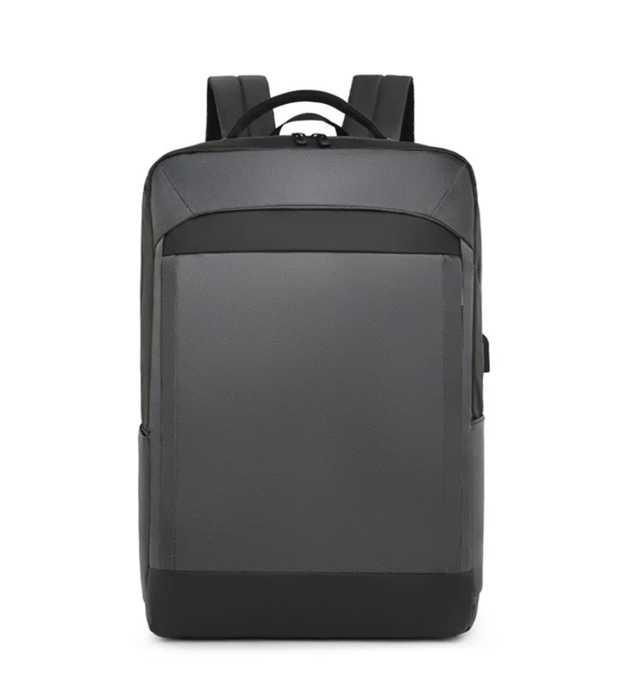 Double-layer computer backpack large-capacity student schoolbag backpack male multi-function USB charging