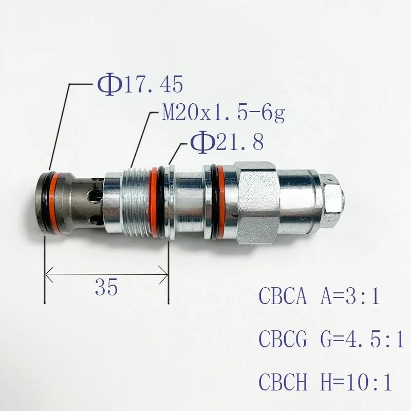

CBCA CBCG CBCH Counterbalance Threaded Cartridge Hydraulic Valve
