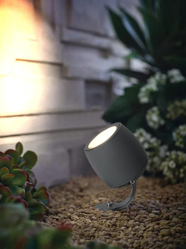 Lampu Sorot surya steker lantai luar ruangan lampu rumput tahan air lampu taman luar ruangan lampu pohon