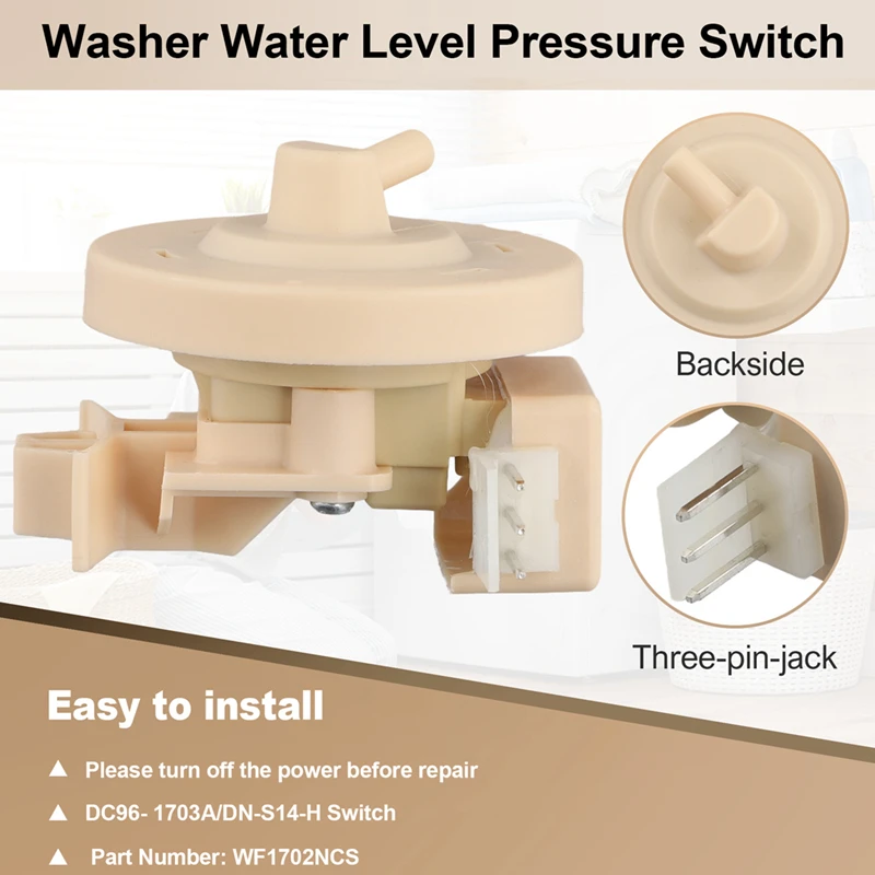 WF1702NCS Washer Water Level Sensor DC96- 1703A/DN-S14-H Switch Washer Accessories