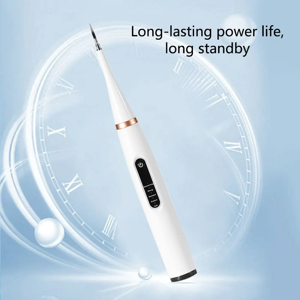 Electric Teeth Cleaner Sonic Toothbrush Dental Scaler Rechargeable Dental Calculus Stains Tartar Plaque Remover Teeth Whitening