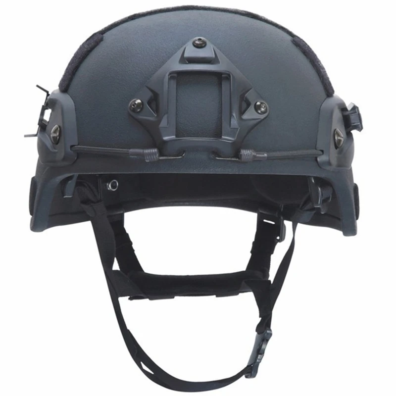 ISO Certified Aramid Bulletproof Capacete, MICH 2000 NIJ IIIA Cabeça Proteção