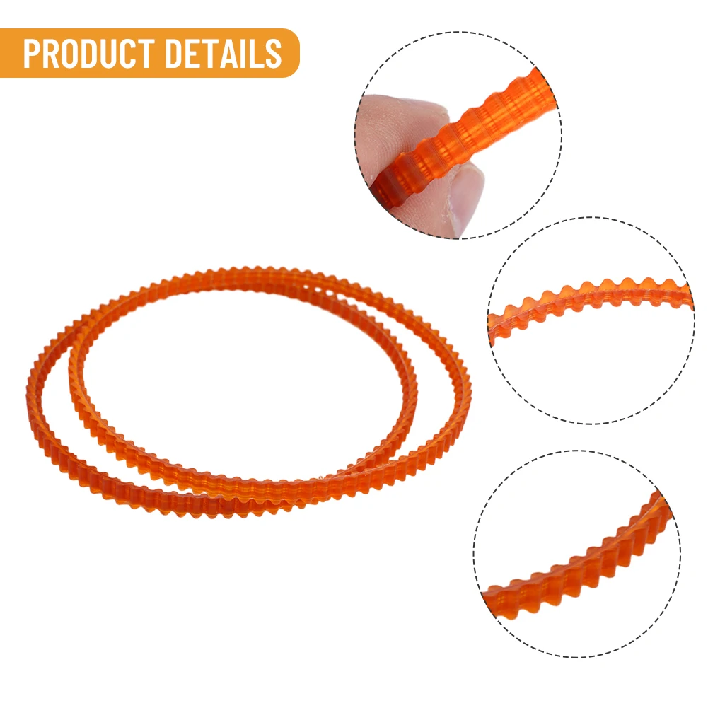 Serrated Nylon Belt Set 2 pcs for Sewing Machine Motor Drive Compatibility with Widely Used Home Sewing Models
