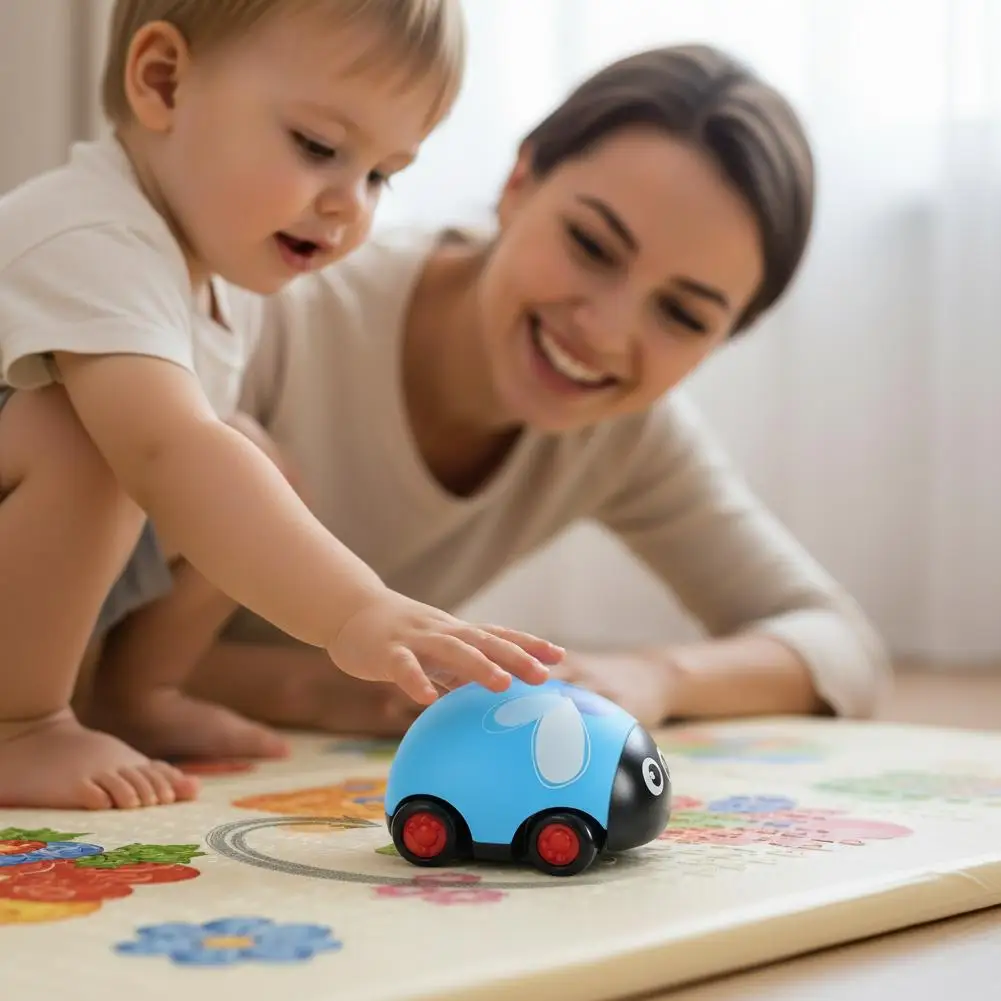Vehicle Plastic Girl Car toys Vehicle Pull Back Car children Gift Insect toys Boys Kids Drop Toy Baby Car Inertial Ladybird O3T4