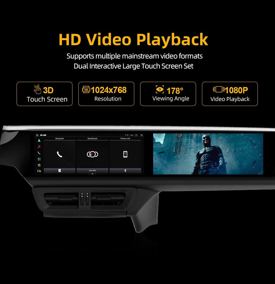 12.3inch Dual HD Touch Screen For Porsche Macan 2011-2017 Android Car GPS Multimedia Video Player Radio Head Unit Carplay BT 5.0