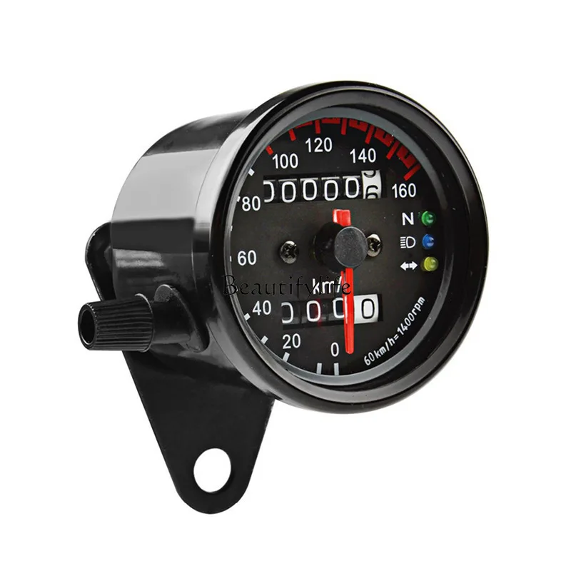 

ld20 Suitable for motorcycle dual odometer modified retro meter 12V with LED