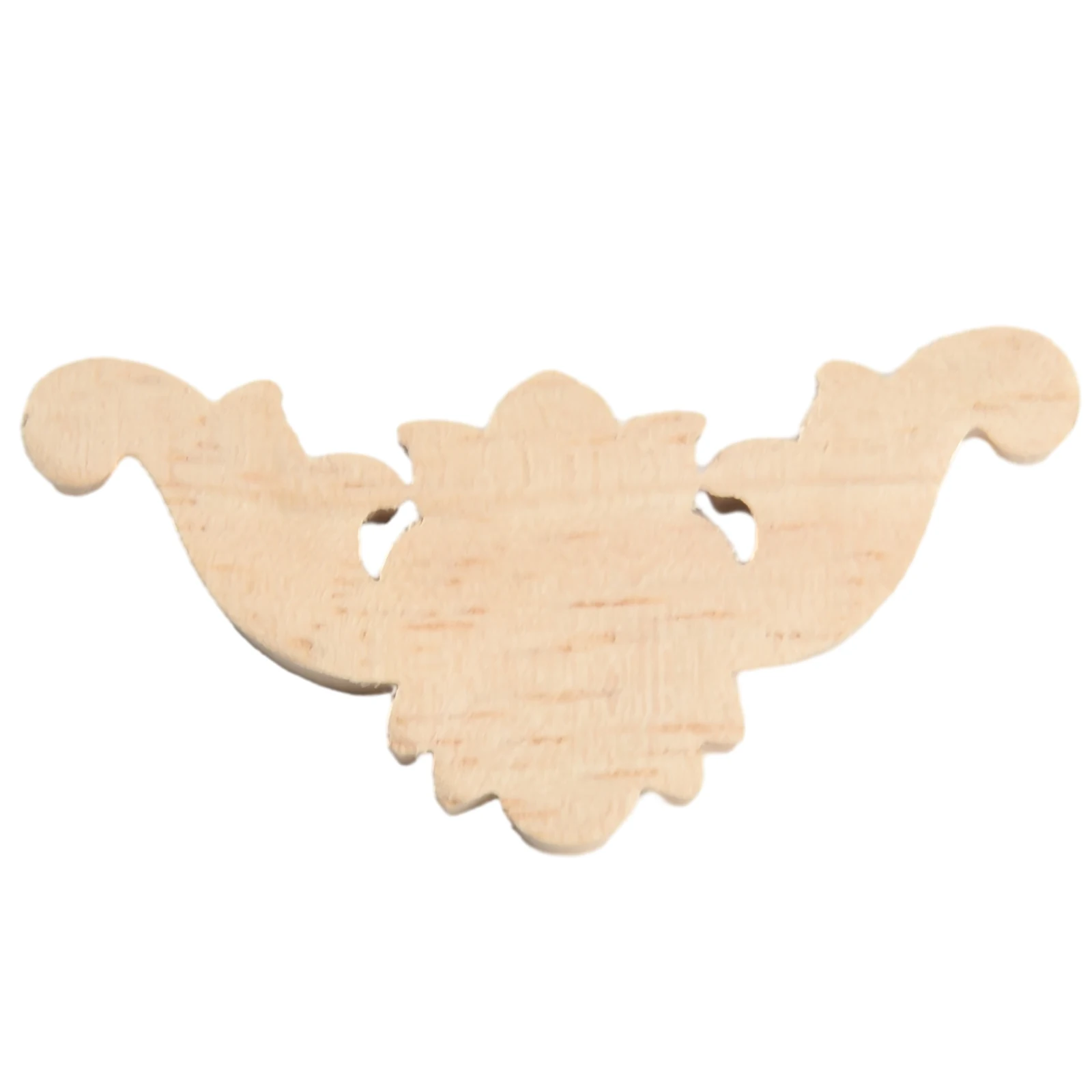 

Beautiful Wood Applique Carve Decal Single Side Wood Carved 4 Pcs Replacement Unpainted 4*4cm-20*20cm Accessories