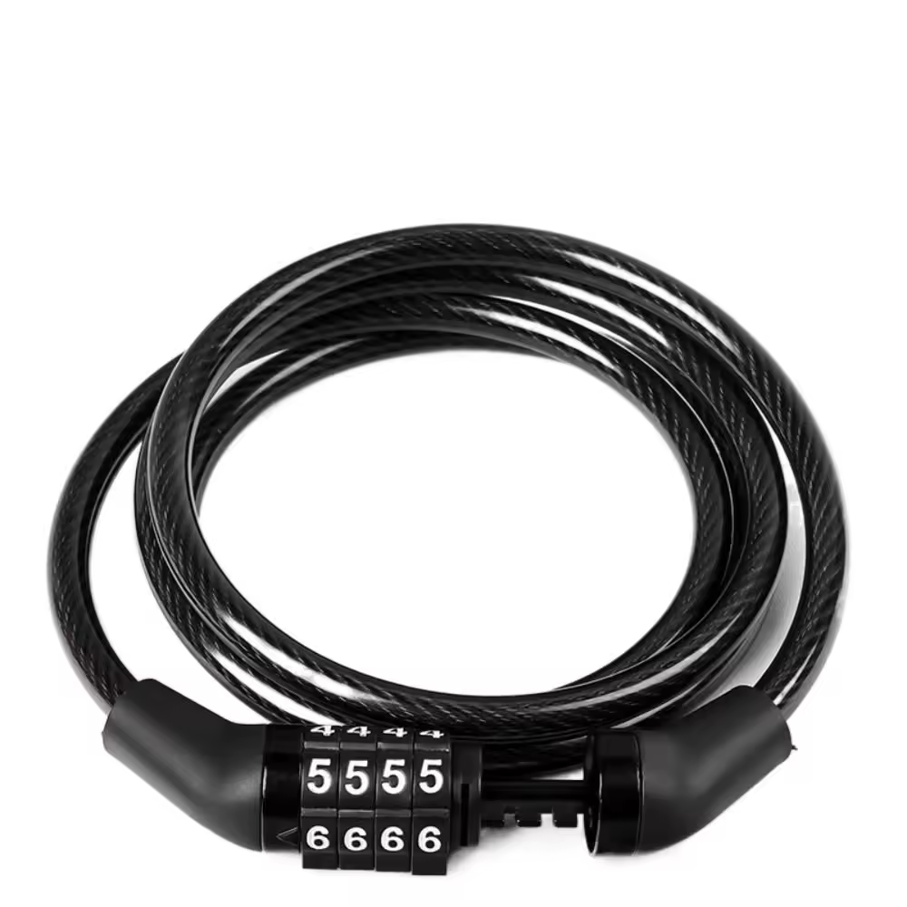 Anti-theft Bike Lock MTB 4 Digit Code Motorcycle Password Lock Portable Universal Bike Cable Lock Mountain Road Bike