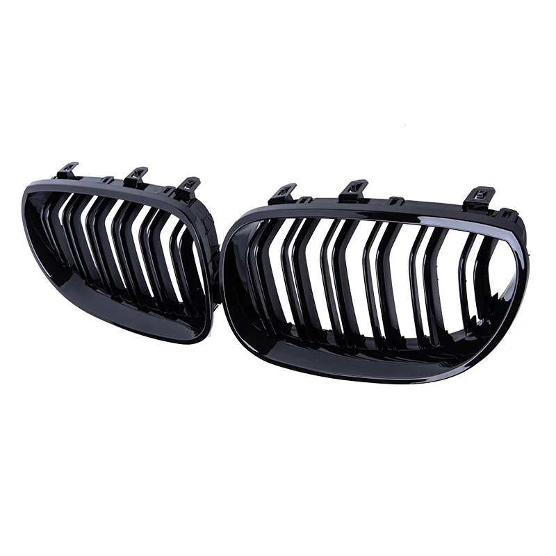 Pulleco-Calandre de Pare-Choc Avant de Voiture, Bandes de Garniture pour BMW E60, E61, Série 5, 2003-2009, Noir Brcorporelle