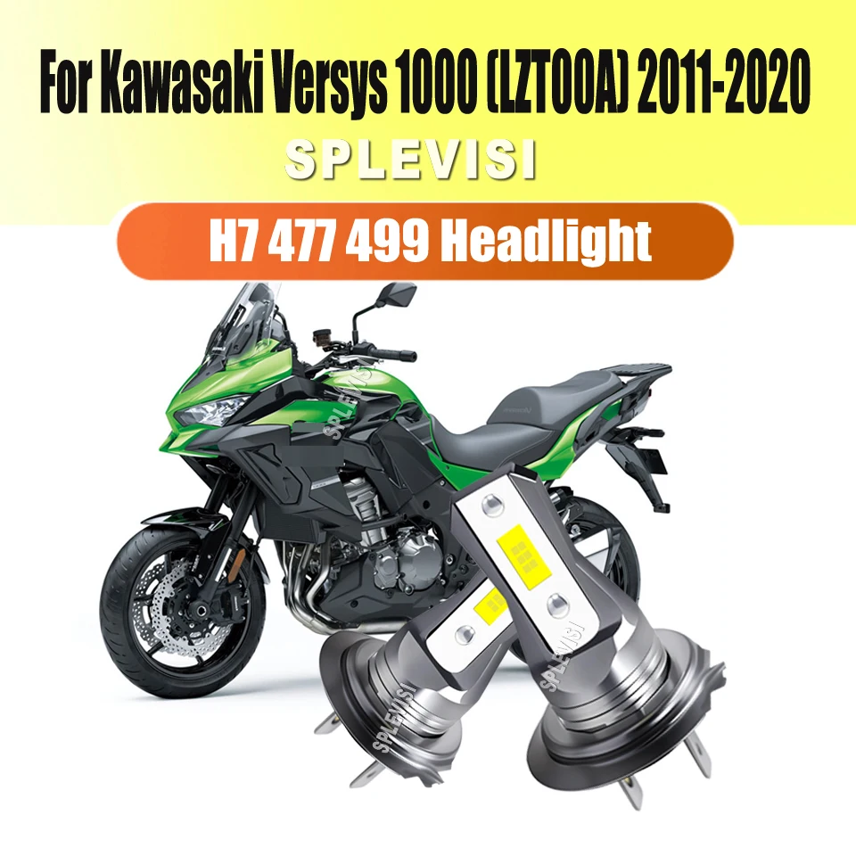 

Motorcycle LED 45W White Headlight Bulbs -with Easy Plug-and-Play Setup For Kawasaki Versys 1000 (LZT00A) 2011 2012 2013-2020