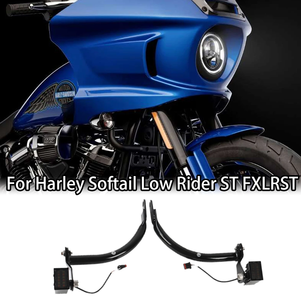 

For Harley Softail Fairing Support Mount Kit Stabilizer Brace Bar For Low Rider ST El Diablo FXLRST 117 2020-2024