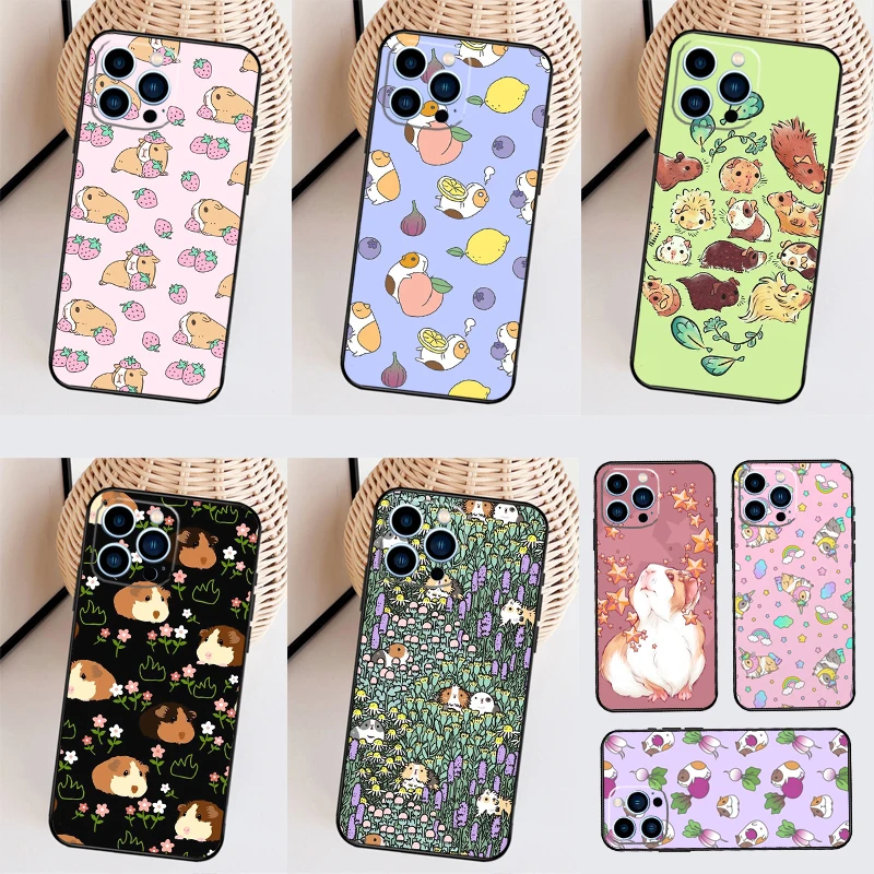 Guinea Pig For Huawei Nova 7i 8i 11i 12i 12s Y73 Y70 Y90 Y60 Y72 Y61 Y91 9 10 SE P40 Lite P30 Pro Case