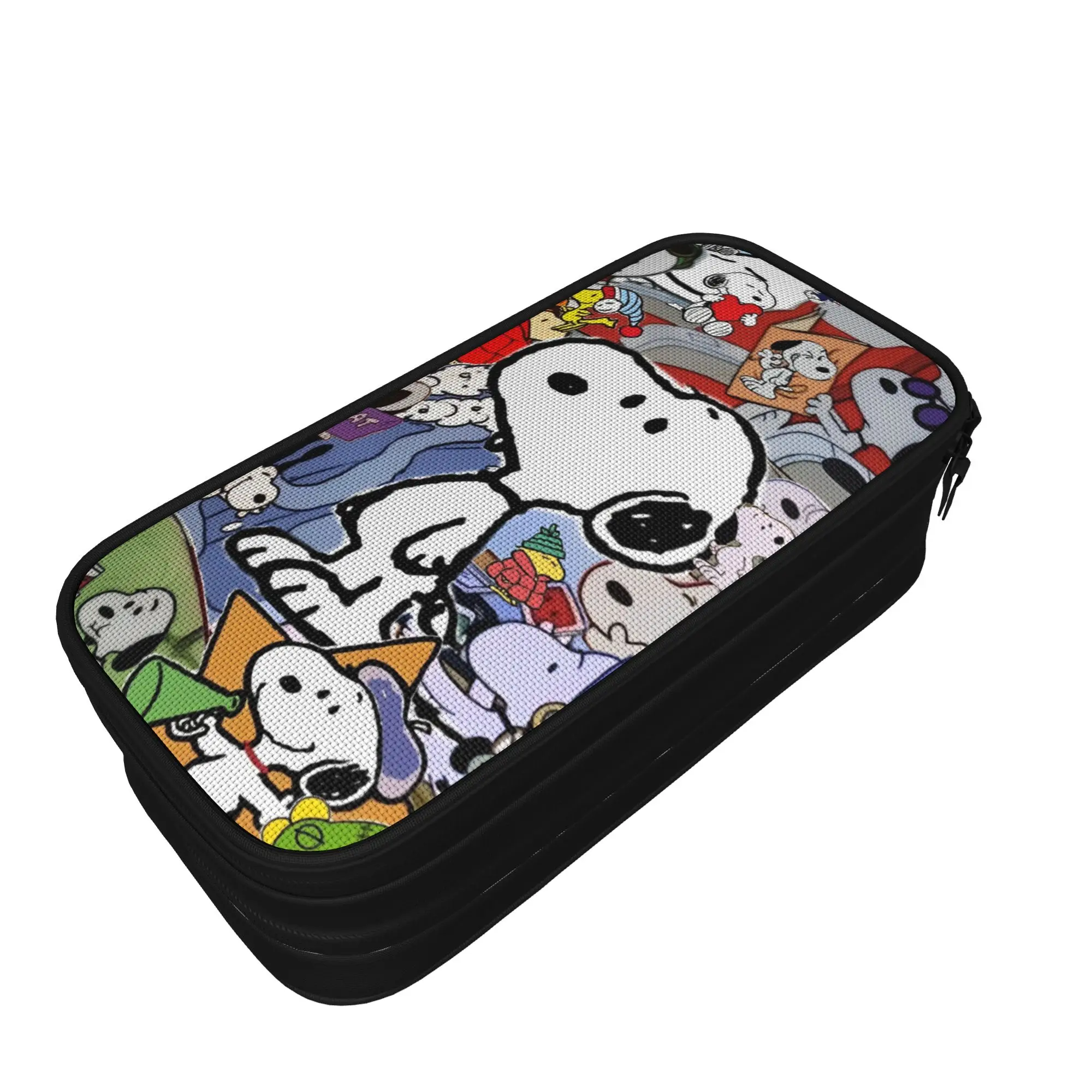 Snoopys Cartoon Pencil Case Fashion   Pen Bag Girl Boy Large Storage Students School Cosmetic Pencilcases