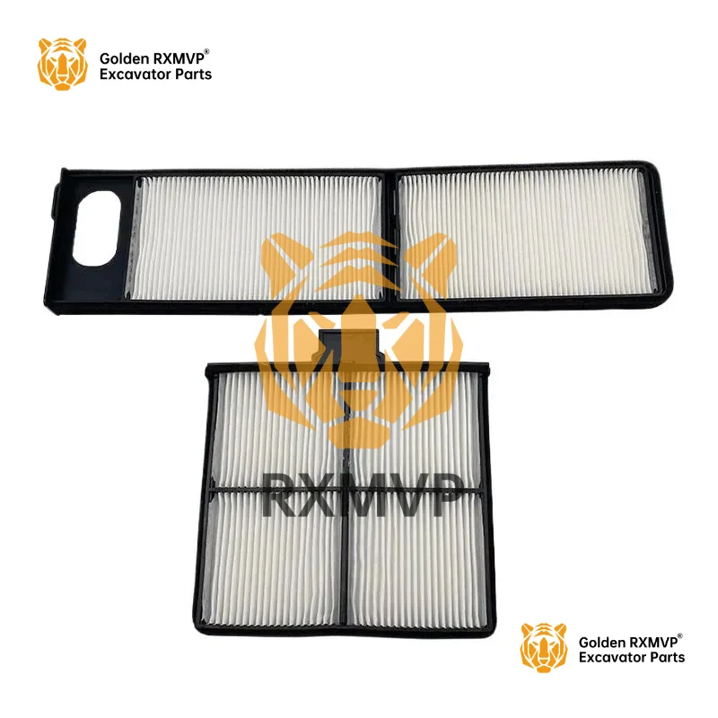 For Kobelco Sk Kx 75/140/200/210/250/350-8 Super 8 Air Conditioning Filter Inner And Outer Filter Screen Excavator Accessories