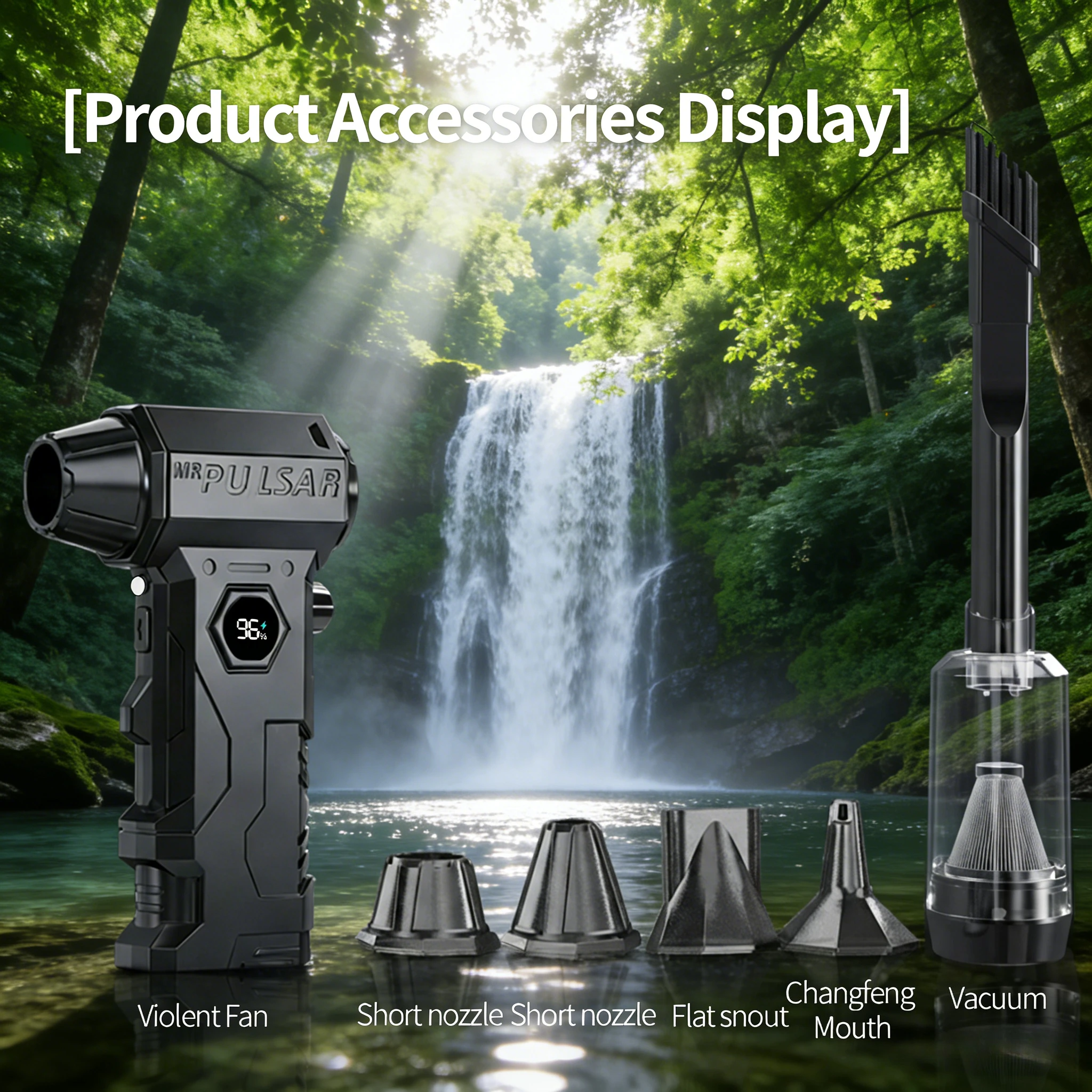 

X7 High-Power Car Air Duster | 990000RPM Blower with Real-Time Live Display