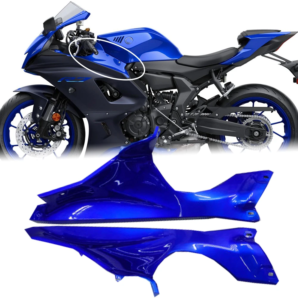 

Motorcycle Parts Dust Cover Insert Cowl Upper Front Dash Air Intake Fairing For Yamaha YZF R7 2021 2022 2023 YZF-R7 Side Panel