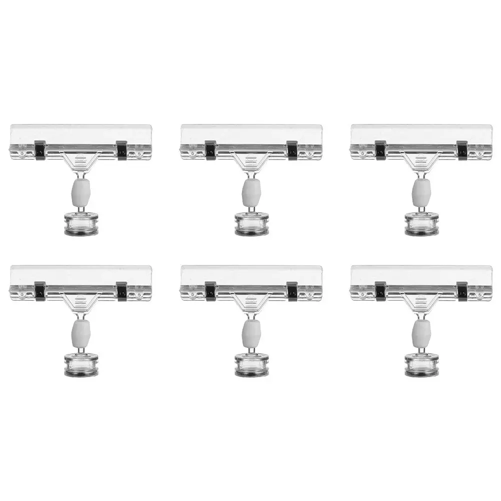 Display Holder Card Office Halloween Christmas Display Clips Card Holder Clip Card Display Holder Food Stall Display 6PCS