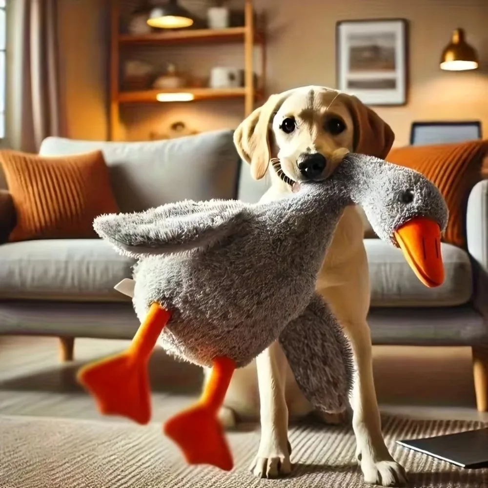 50cm Cute Energy Release Duck Dogs Toy Goose Dolls Colorful Pet Companion Toy Soft Portable Cats Toy
