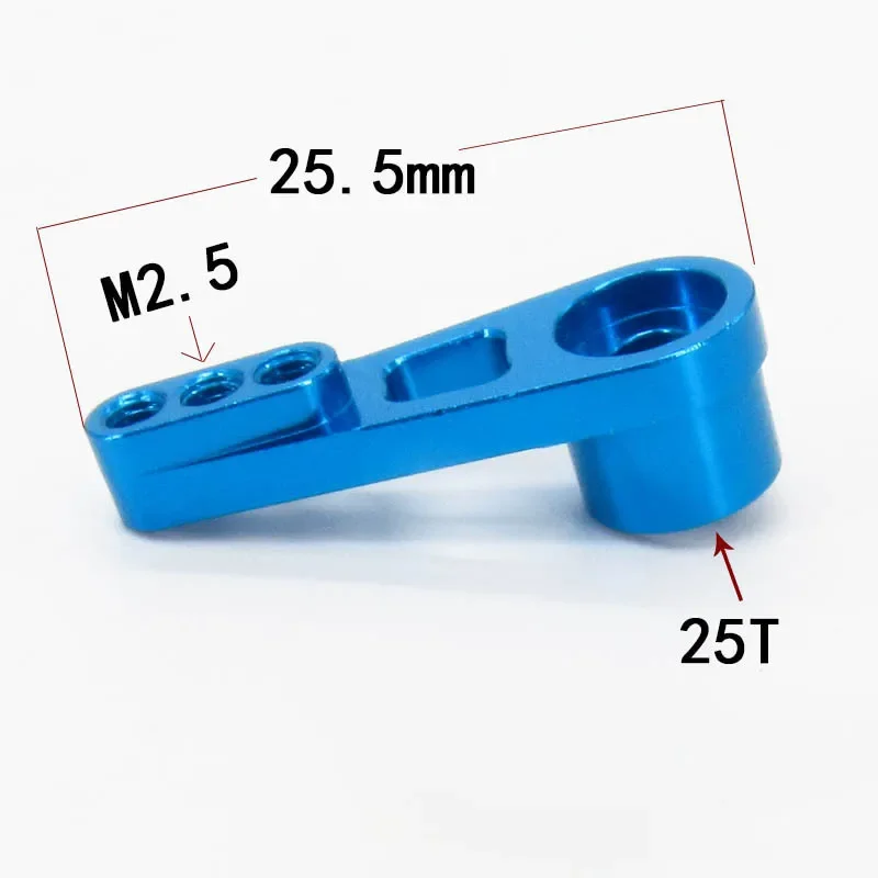 25T M2.5 Upgrade RC Servo Metall Horn Aluminium Arm für RC Auto Boot Roboter Wltoys 12428 MN78 MN82 MN168 MN99S WPL D12 B36 C74 C54