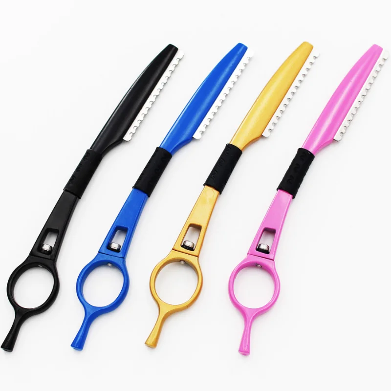 Univinlions Thinning Razor Blade Straight Salon Hairdressing  Stick  Cutter Rotary Barber Cutting  Knife Thinner