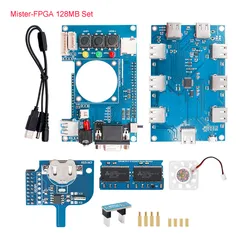 Per DE10 Nano per Mister FPGA 7 per Terasic IO HUB V2.1 32mb ventola ordinaria per Mister FPGA 128mb accessori per Set di conchiglie in metallo fai da te