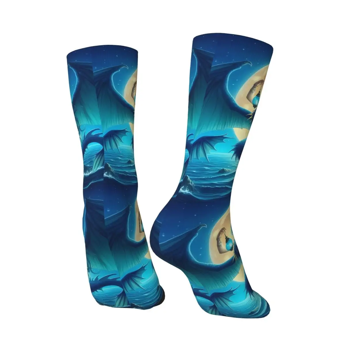 Mermaid Sock Printed Man Polyester