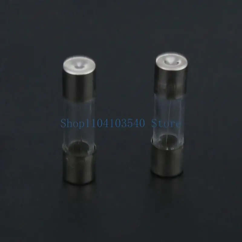 02DC 100 Pieces Fuses Tubes 250V Electronic Products High Voltage Quick Blow Car Glass Tube Fuse Replacement Parts