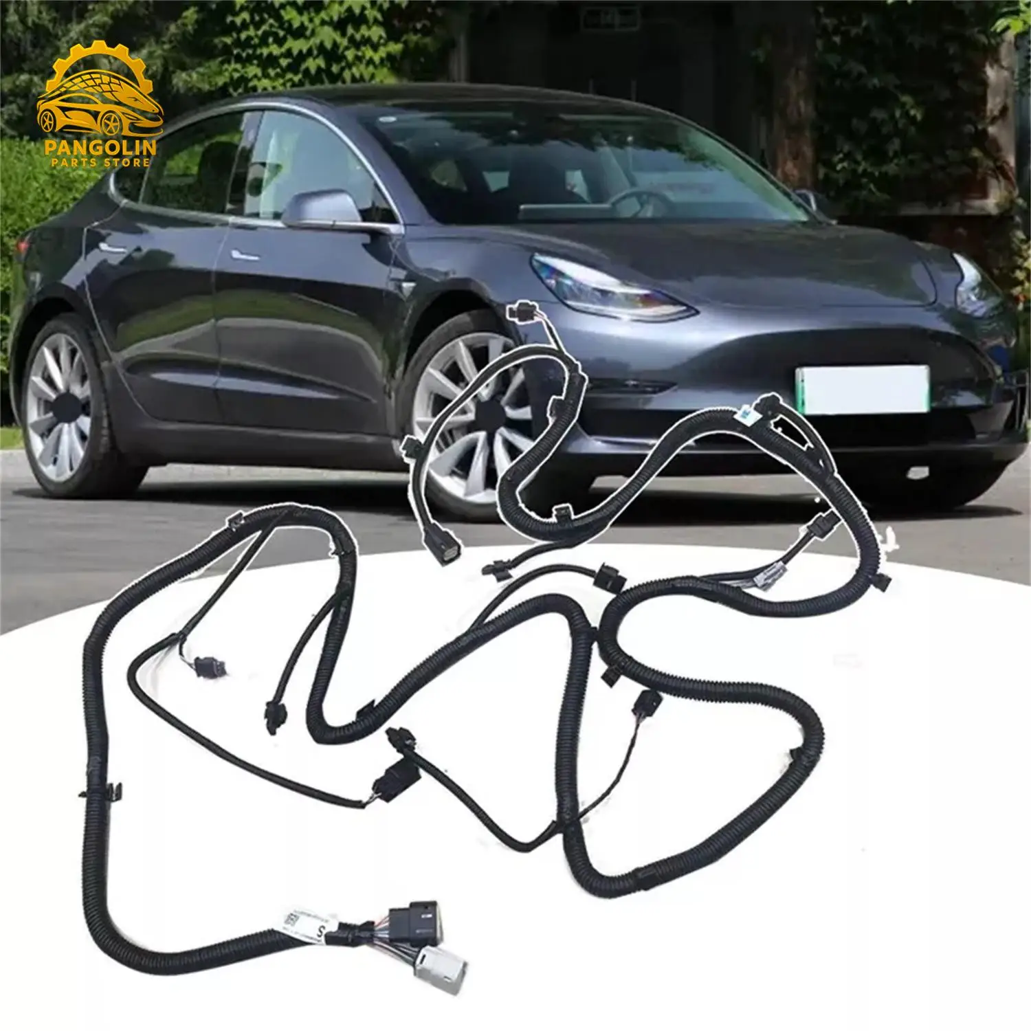 

Front Radar Bumper Wiring Harness 1004420-04-T For Tesla Model S 2016-2021 Direct Replacement OEM Cable Assembly