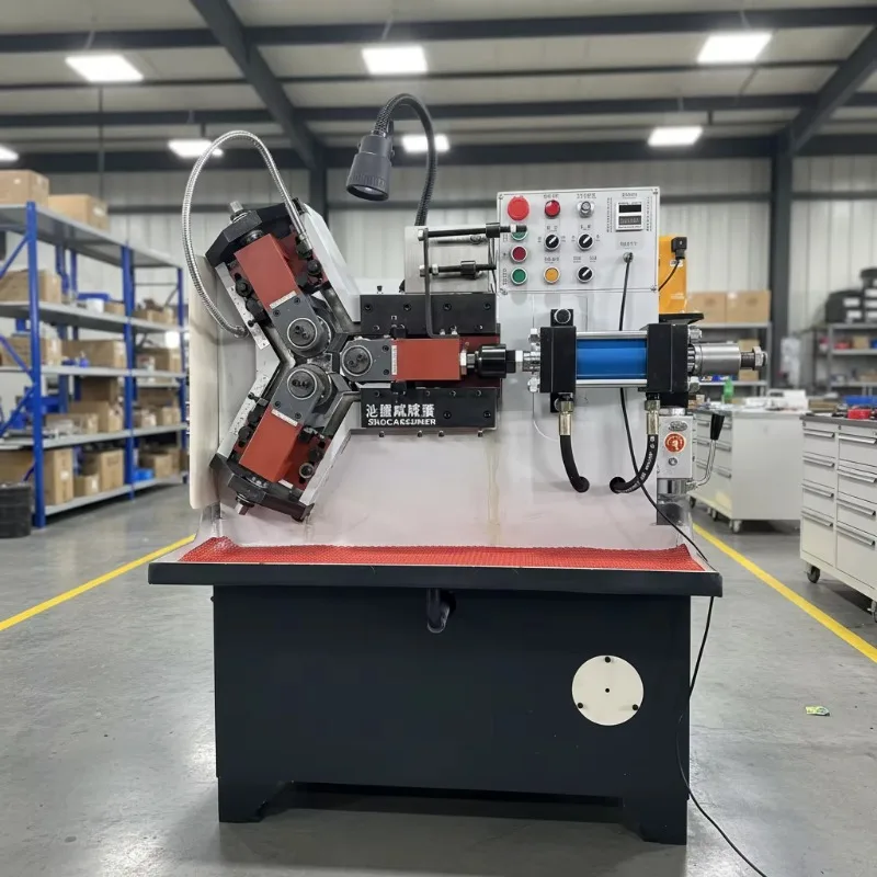

Fully Automatic Hydraulic Three Axis Thread Rolling Machine 4000W Mesh Straight Line Feeding Machine Industrial Professional