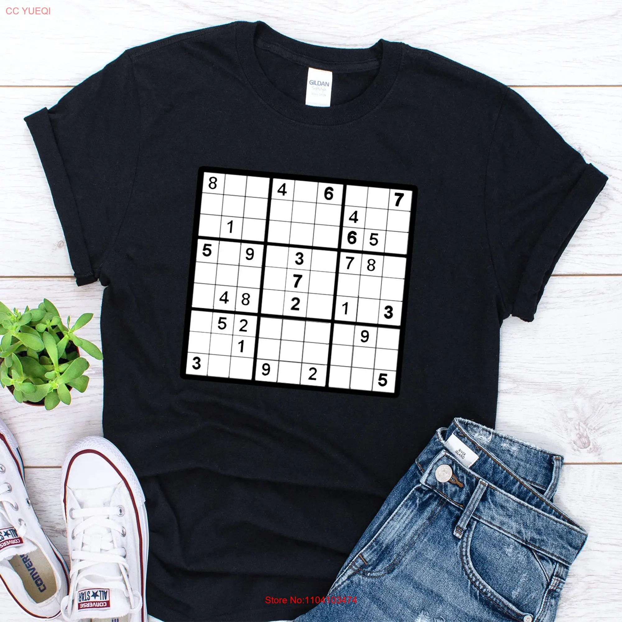 Sudoku T Shirt Game Solving Puzzle Clue s Solver Player  long or short sleeves