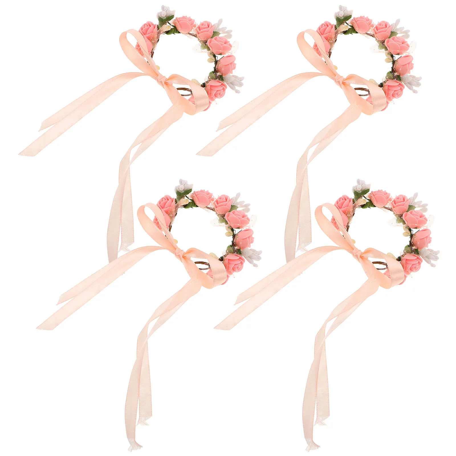 

Single-layer Flower Bracelet Wedding Wrist Bouquet for Rose Corsage Bridesmaid's Corsages Party