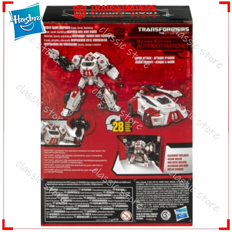 W magazynie Klasyczne transformatory Studio Series Gamer Edition Voyage Class WFC SS-GE-09 Ratchet Cybertron Autoboty Figurki