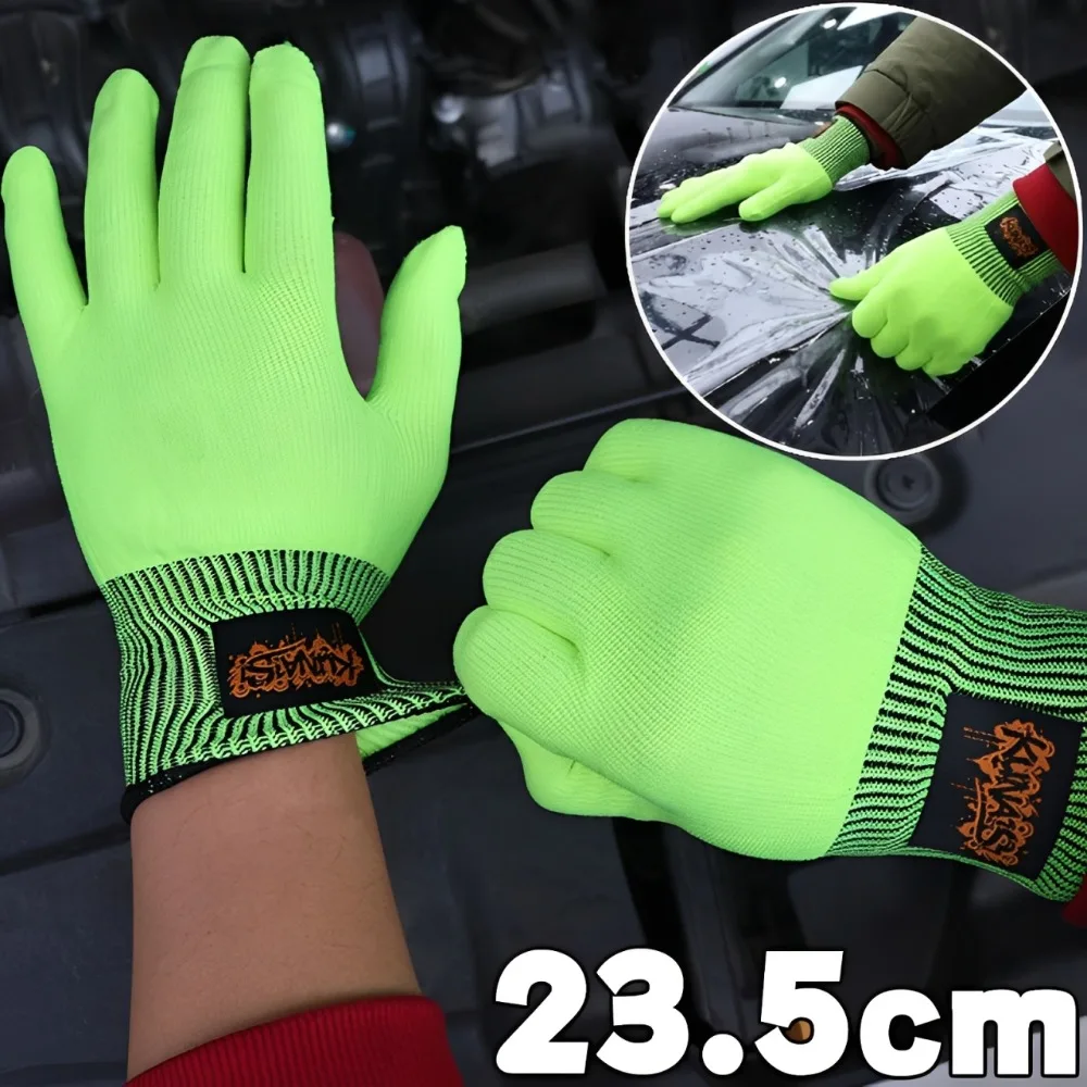 

Professional Car Wrapping Gloves Auto Window Tint Film Installing Tool Oxford Cloth Anti Slip for Detailing Paint Polishing