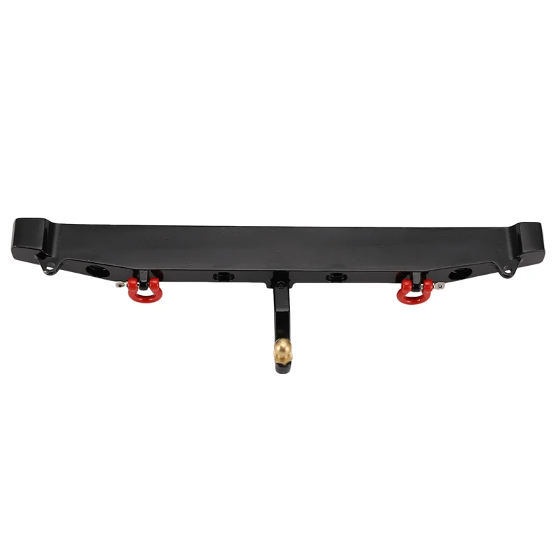 B49B-Metal Front/Rear Anti-Collision Bumper With LED Light For 1:10 RC Crawler Car TRX-4 Axial SCX10 SCX10-II 90046 90047