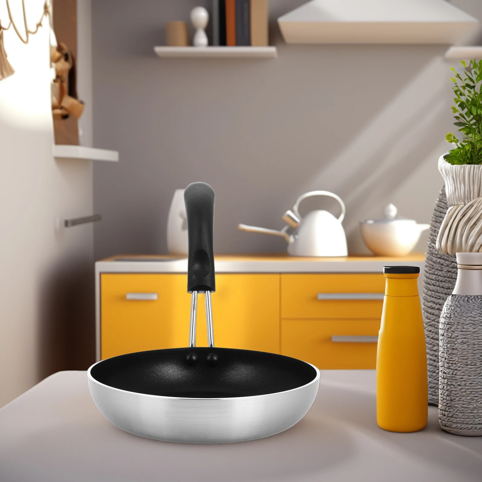 

Japanese Vertical Frying Egg Omelette Aluminum Breakfast Kitchenware Copper Cookware Deep Burger