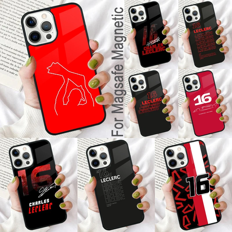 caixa-de-telefone-magnetica-macia-para-iphone-magsafe-coque-claude-leclerc-16-f1-16-pro-13-14-plus-11-12-mini